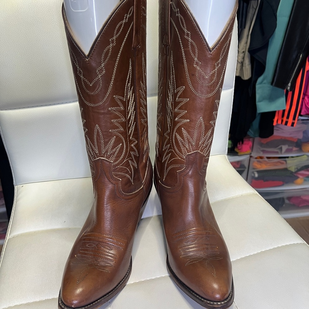 Brown Western Cowboy Boots